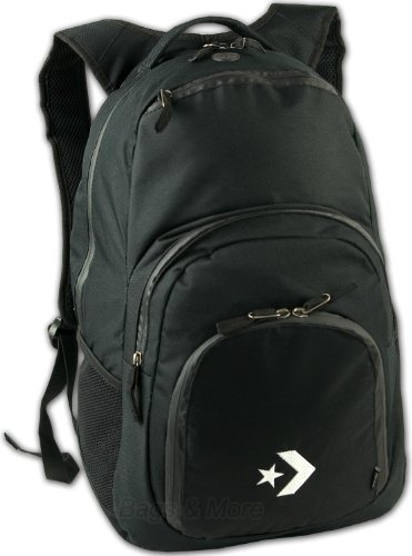 Preisvergleich Produktbild CONVERSE Schulrucksack STAR CHEVRON BACKPACK SMALL Notebook Rucksack Schwarz