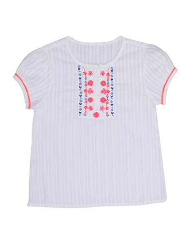 Miyo White top with Vibrant Embroidery RS.251 (72.00% Off) - Amazon