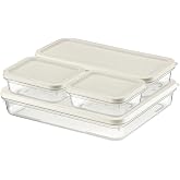 Orret Home 4 Adet Buzdolabı ve Derin Dondurucu Saklama Kabı Seti, Fresh Box, Dolap D&uuml;zenleyici ve Buz Dolabı Organizeri, BPA 