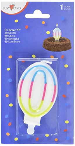 Preisvergleich Produktbild Susy Card 40012056 - Zahlenkerze '0'