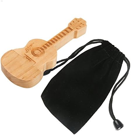 MAXINDA 16GB Guitar Shaped Wood USB Flash Pen Drive Memory Stick Gift 