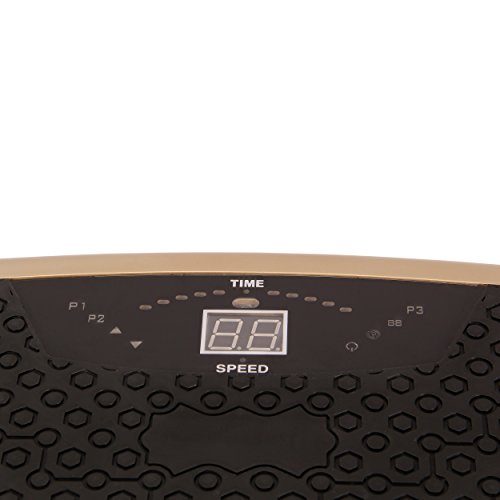Vibrationsplatte Basic – Schwarz-Gold / Schwarz-Rot Mobile Vibrationsplatte Functional Fitness - 4