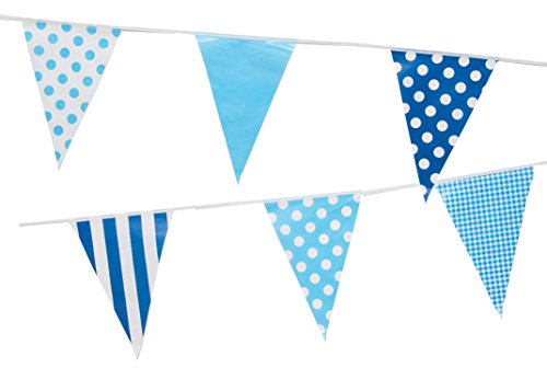 4 Banner Di Bandiere Triangolari - 12 Metri Totali, Effetto Glitter Oro/Argento/Nero Per Feste - Foto 6