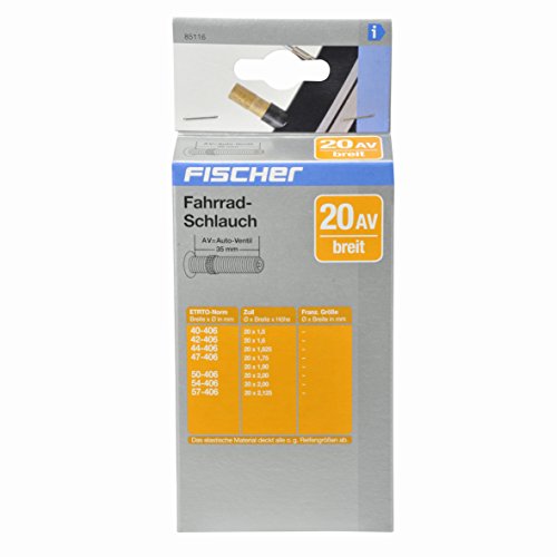 Fischer Schlauch A Fahrradschlauch, Schwarz, One Size - 2