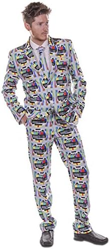 TV Retro Test Card Screen Stag Suit (38" - 40" Chest)