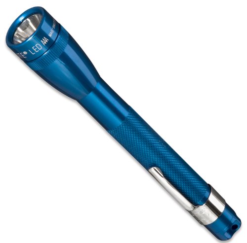 Mag-Lite LED Mini AAA Taschenlampe, 84 Lumen, 12.5 cm inklusive 2 Micro-Batterien und Taschenclip, blau, P32DS2E - 2