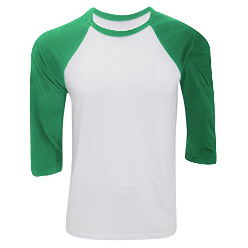 kelly green baseball shirt