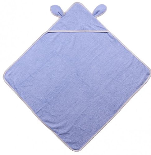 Preisvergleich Produktbild iobio Badetuch mit Kapuze "little monster" blau 100x100 cm