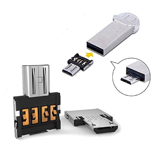 Auxma 2pcs Micro USB Male to USB Female OTG Adapter Converter For Android Tablet Phone