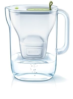 BRITA, Carafe Filtrante, Style, 2.6L, 1 Cartouche Filtrante MAXTRA+ incluse - Citron Vert
