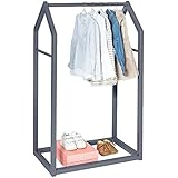 Portant A Vetement Simple Blanc Atmosphera Amazon Fr Cuisine Et Maison