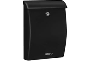 BUZON EXTERIOR POLIESTER NEGRO ARREGUI 34X24X10CM