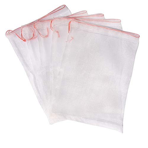 10Pcs 10x15cm Mosquito Bug Insect Bird Fine Mesh Net Barrier Hunting Blind Garden Screen Netting Bag for Protect Your Plant Fruits Flower