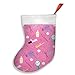 Produktbild Fedso Holidays Weihnachtsstrümpfe - Pink Friseur Happy Hair Strumpfhose mit weißem Polyester Manschette