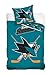 Produktbild San Jose Sharks 161022 NHL National Hockey League Fan Bettwäsche 140x200 cm + 70x90 cm