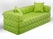 Produktbild Möbel Pfiffig 1A Schlafsofa! 10 versch. Farben! Ideal für Kinder (grün)