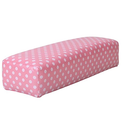Sindy Comfortable Cube Manicure Arm Rest Hand Cushion Pillow Nail Art Treatment (pink)