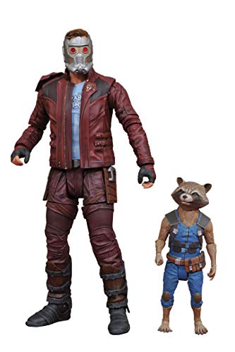 Marvel- Select Gardiens de la Galaxie 2 Star-Lord et Rocket Action Figure, JAN172663