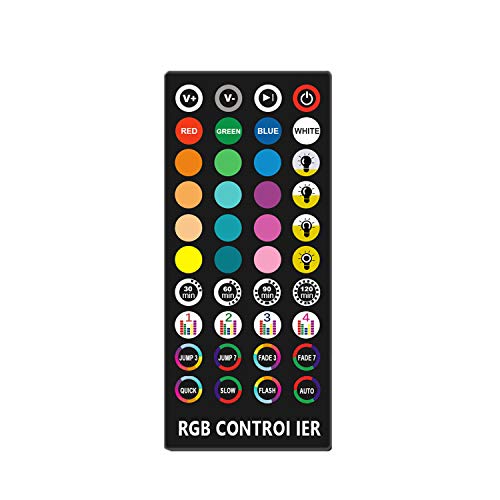 Wireless IR Remote Controller for Music Sync LED Strip Lights