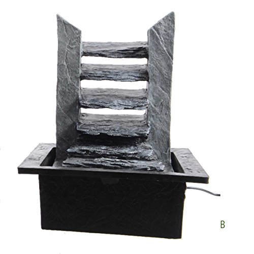 Preisvergleich Produktbild LED Zimmerbrunnen Fels / Leiterform / 1,5m Kabel