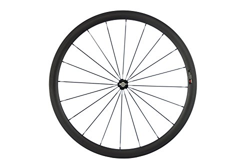 WINDBREAK BIKE 38mm Carbon Road Wheelset 23mm Width Clincher Wheel with Basalt Braking Surface - 3