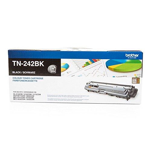 Brother original – Brother HL-3152 CDW (TN242BK) – Toner schwarz – 2.500 Seiten - 2