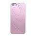 Produktbild Style Icon Smart Iphone 5/5S Sandblasting Pink brushed aluminum diamond case bling cover with Silver side Rim for iphone 5/5S by G4GADGET®