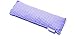 Lavender and Flax Seeds Natural Cotton Eye Pillow and Sleeping Mask - Provides Cooling, Relaxation, Relief - Microwaveable or Frozen, Contoured