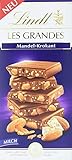 lindt schokolade aufstrich Premiumschokolade Lindt Les Grandes Mandel-Krokant Tafel, Vollmilchschokolade, 5er Pack (5 x 150 g)