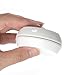 1 Pcs 30ML 1OZ Empty Refillable Circular Powder Puff Box Portable Make-up Powder Container Holder Case Great for Loose Powder Blusher Finishing Powder Storage(White)