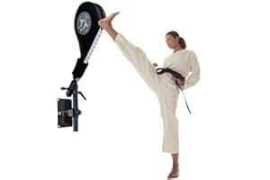 DYK&NX Montaggio a parete Taekwondo Kick Pad Target, Boxing Accessori per Allenamento Kung Chun, 3 Supporto per bersaglio Training Target con Bracci A Molla per Muro o Oggetti Rigid ( Color : Single target )