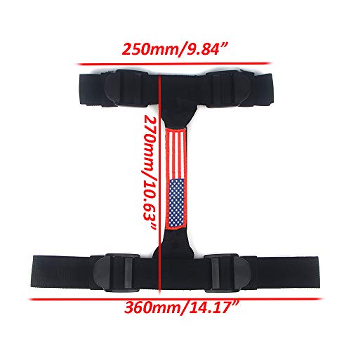 Motorrad Tragegriff Zurrgurt Für Alu Topcase Seitenkoffer Für B-M-W R1200GS R1250GS F850GS F800GS F750GS ADV - 2 Stück