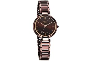 Titan Raga Delight Quartz Analog Brown Dial Brown Metal Strap Watch for Women - NT2608QM02