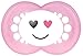 Produktbild MAM - Original Silikon 6-16 Monate - "Pure" Smiley + Herz rosa-grau