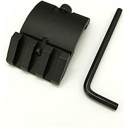 H World EU Tactical Airsoft Black 45 degrés Picatinny Weaver Rail Side Mount