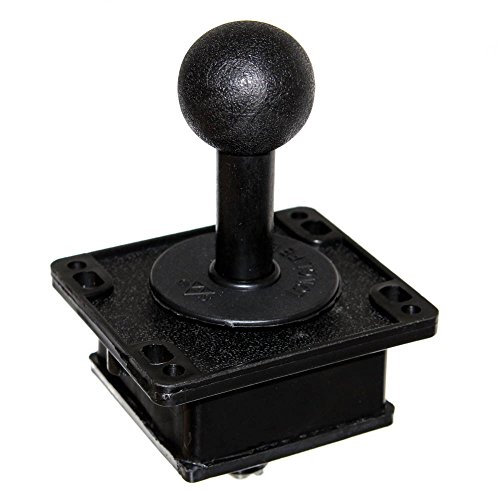 Preisvergleich Produktbild 1 Joystick Gehäuse schwarz Bedienhebel Spielhebel Automat Game Controller Geldspieler Neu Joy-Button