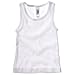 Bella + Canvas Baby Unisex Rib Tank Vest Top (6-12) (White)