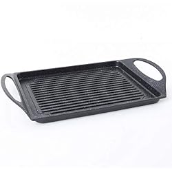 Plancha fonte d'aluminium revêtement pierre
