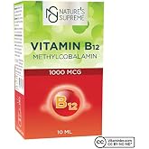 Natures Supreme Vitamin B12 1000 Mcg Methylcobalamin 10 mL Sprey AROMASIZ Renkli