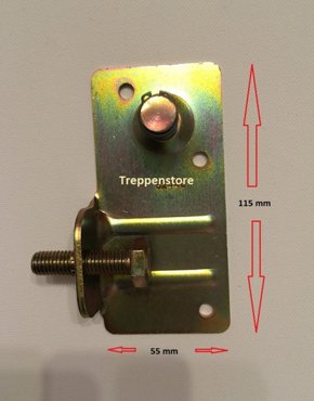 Preisvergleich Produktbild Dolle Bolzenplatte Rechts passend für Modell Profi und Extra