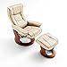 Produktbild Pharao24 Relaxsessel Evening in Cremefarben (2-teilig)