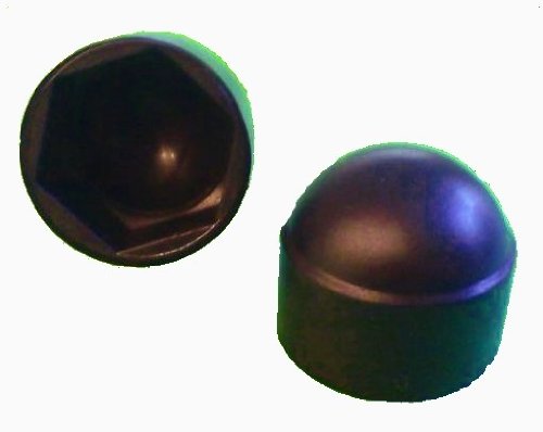 25 Stück Sechskant Schutzkappe M16 - Schlüsselweite 24mm, Farbe schwarz - Abdeckkappe