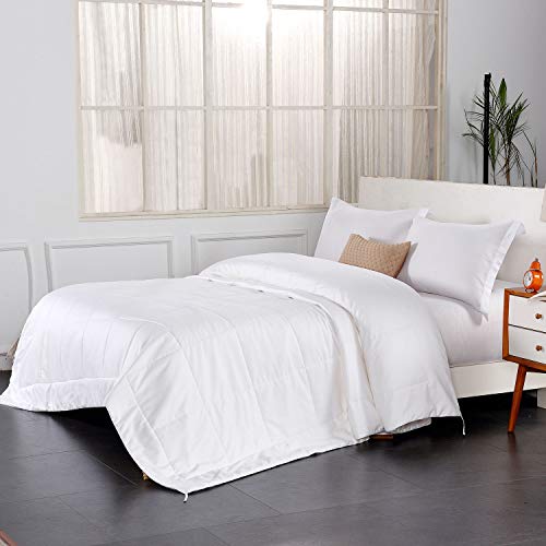 Since Silk Edredón Relleno de Seda, 100% Seda de Morera Edredón para Todas Las Estaciones, Hipoalergénico Edredones de Seda Transpirable Ligero Genial - King (225 * 220cm)