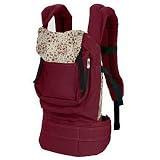 SODIAL(R) Cotton Baby Carrier Infant Comfort Backpack Buckle Sling Wrap Fashion Full Pad Adjustable Red