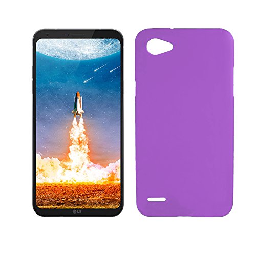 TBOC Pack Funda de Gel TPU Morada Protector Pantalla Vidrio Templado para LG Q6 5 5 Pulgadas Funda de Silicona Ultrafina y Flexible Protector de pantalla Resistente a Golpes Ca das y Ara azos TBOC Pack Funda de Gel TPU Morada Protector Pantalla Vidrio Templado para LG Q6 5 5 Pulgadas Funda de Silicona Ultrafina y Flexible Protector de pantalla Resistente a Golpes Ca das y Ara azos