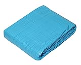 Color: Azul Power haus24 ® – Lona con goma para piscinas redondas, diámetro 3,50-3,60 m