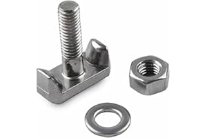 CSL-TECH 10mm T Bolt Nut compatible for most German Car Terminal Clamp Battery Cars Securing Nut 19116852