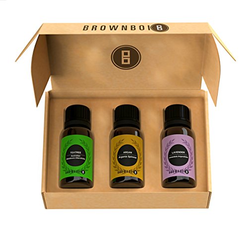 BrownBoi Essential Oil Combo Subscription Box Tea Tree Argan Lavender (Skin Care) RS.499 (44.00% Off) - Amazon