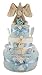 Baby Boys Blue Dumbo Elephant Nappy Cake Hamper FREE DELIVERY (Three Tier)