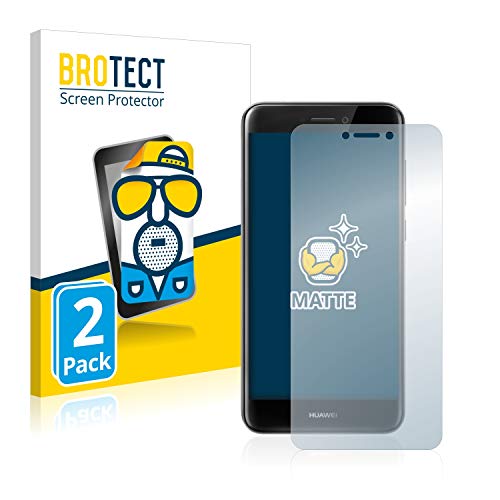 brotect Protector Pantalla Anti-Reflejos Compatible con Huawei P8 Lite 2017 (2 Unidades) Pelicula Mate Anti-Huellas